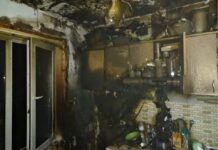 Ночной пожар в Рубцовске: пострадавших нет