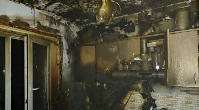 Ночной пожар в Рубцовске: пострадавших нет