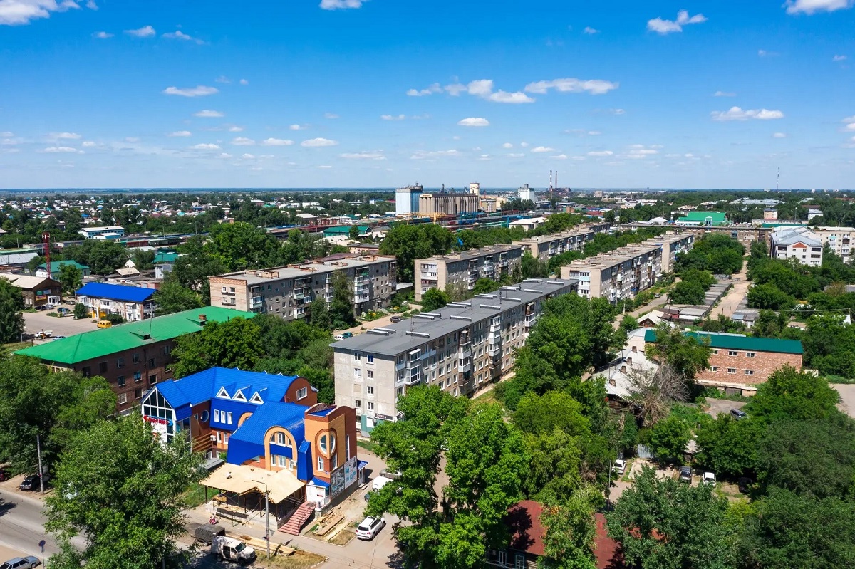 Рубцовск с высоты