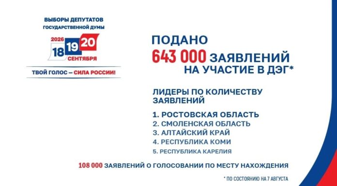 Алтайский край вошёл в тройку лидеров по доле заявлений на дистанционное электронное голосование